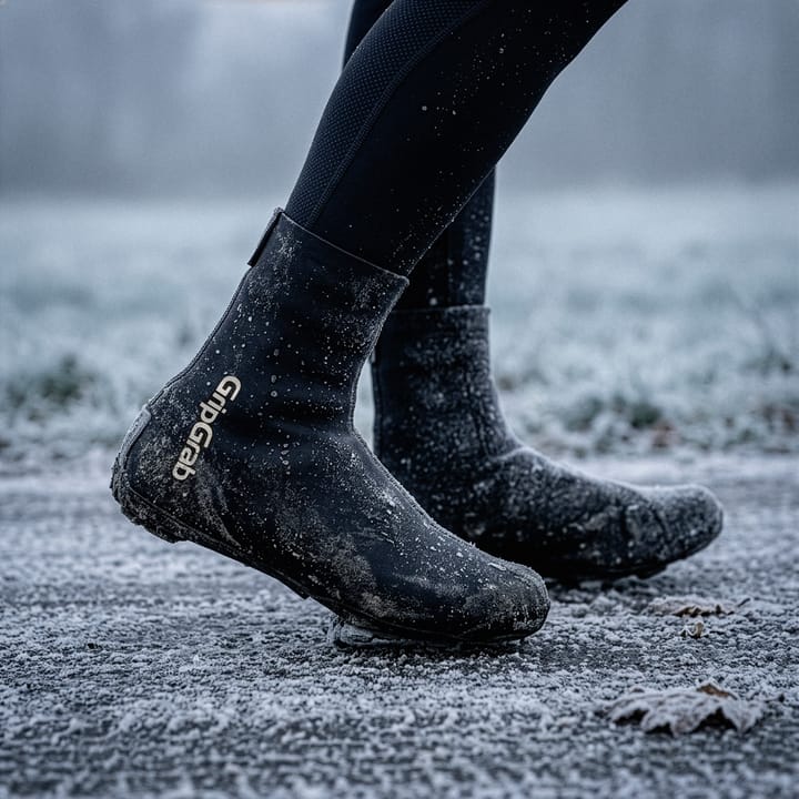 Gripgrab RIDE 2 Waterproof Winter Road Shoe Covers Black Gripgrab
