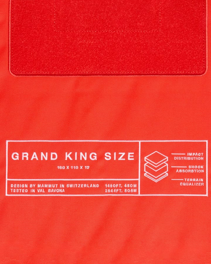 Mammut Grand King Size Crash Pad Mammut Red Mammut