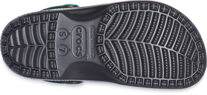 Crocs Classic Tie Dye Graphic Clog MBlk/Blk Multi Black/Black Crocs Crocs Classic Tie Dye Graphic Clog MBlk/Blk Multi Black/Black Crocs