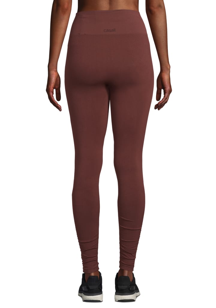 Casall Essential Seamless Tights Mahogany Red Casall Casall Essential Seamless Tights Mahogany Red Casall