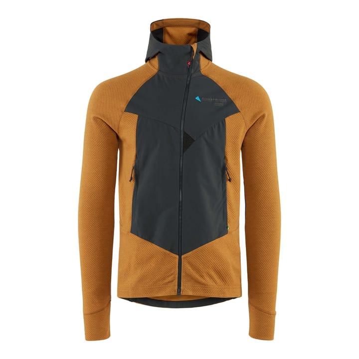 Klättermusen Men's Hugin Zip Hoodie Mustard/Raven Klättermusen