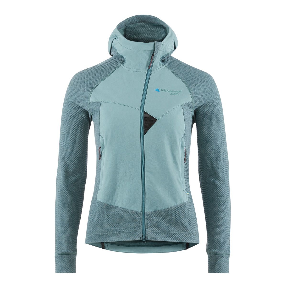 Klättermusen Hugin Zip Hoodie W's Frost Green-Jade Green