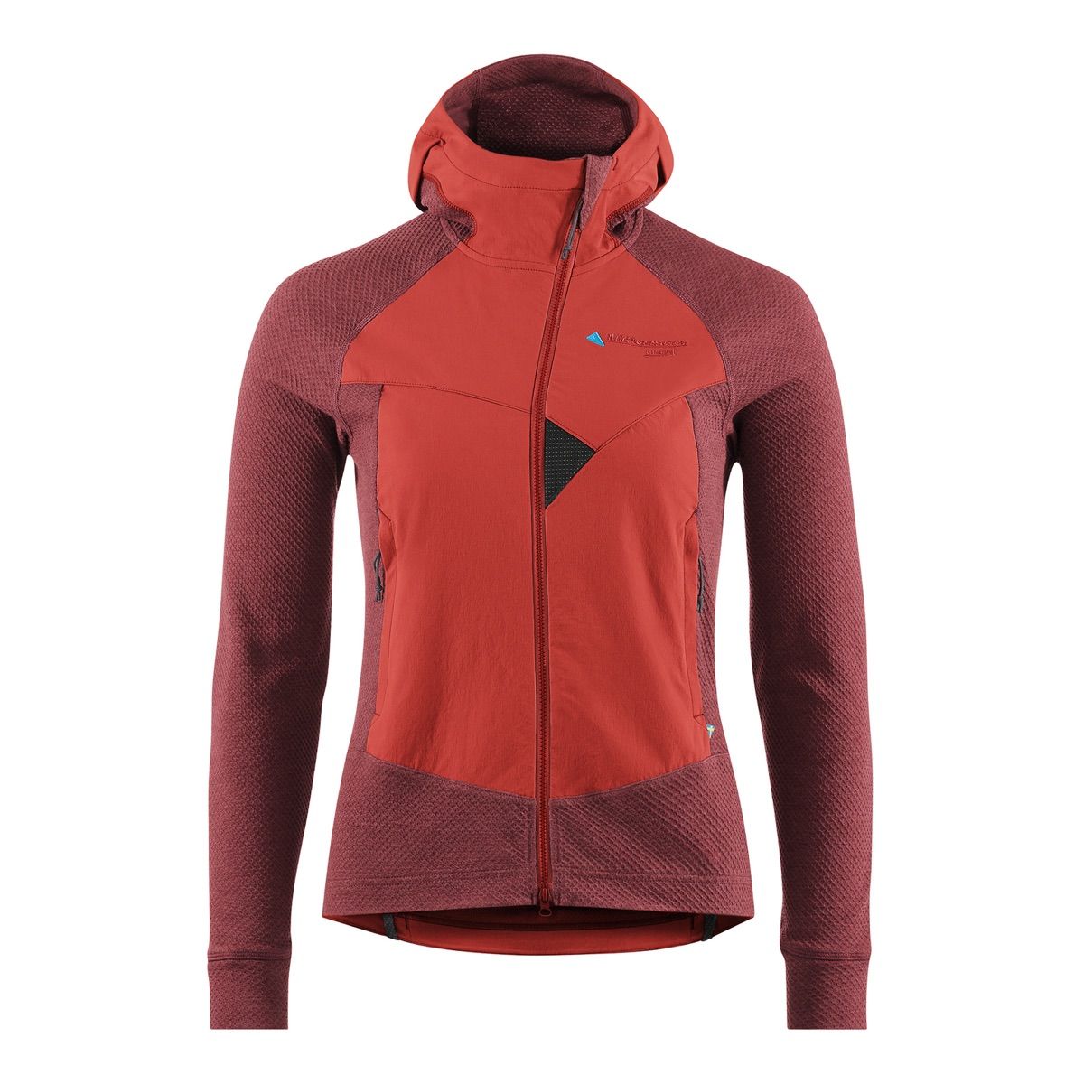 Klättermusen Hugin Zip Hoodie W's Madder Red-Rose Red