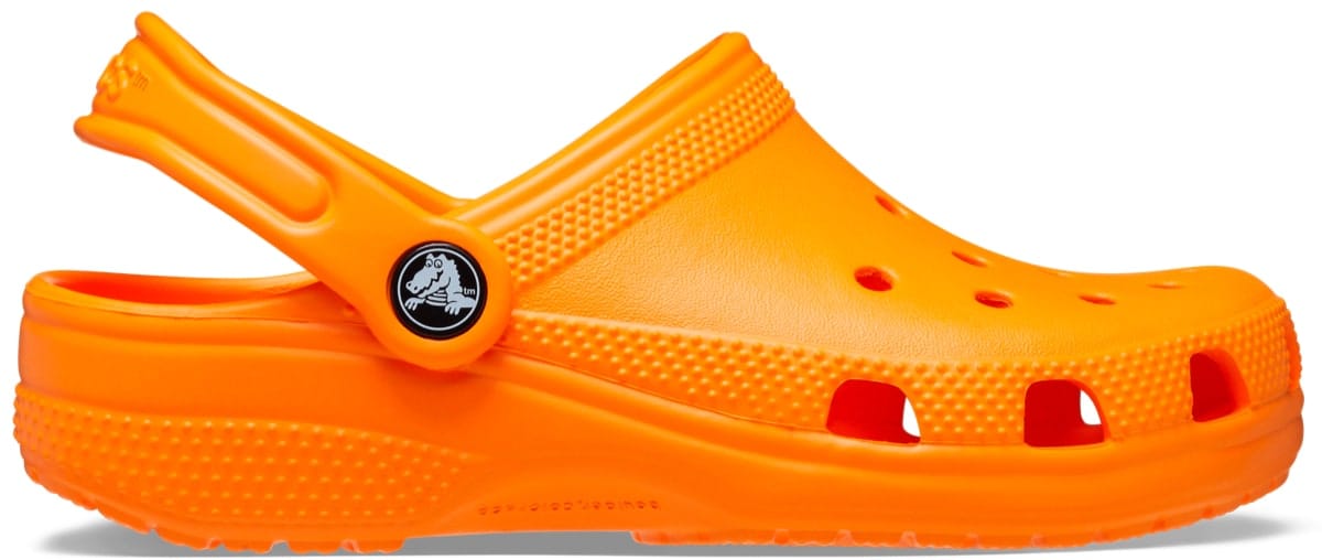 Crocs Kids' Classic Clog Orange Zing