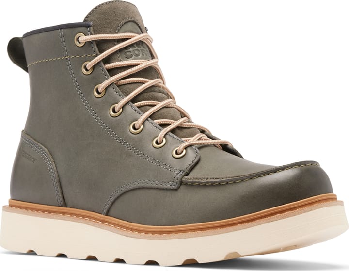 Sorel Men's Slabtown 62' Moc Waterproof Alpine Tundra, Tawny Buff Sorel