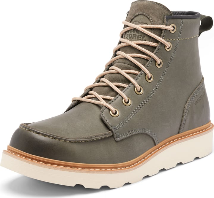 Sorel Men's Slabtown 62' Moc Waterproof Alpine Tundra, Tawny Buff Sorel