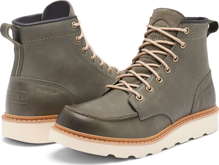 Sorel Men's Slabtown 62' Moc Waterproof Alpine Tundra, Tawny Buff Sorel