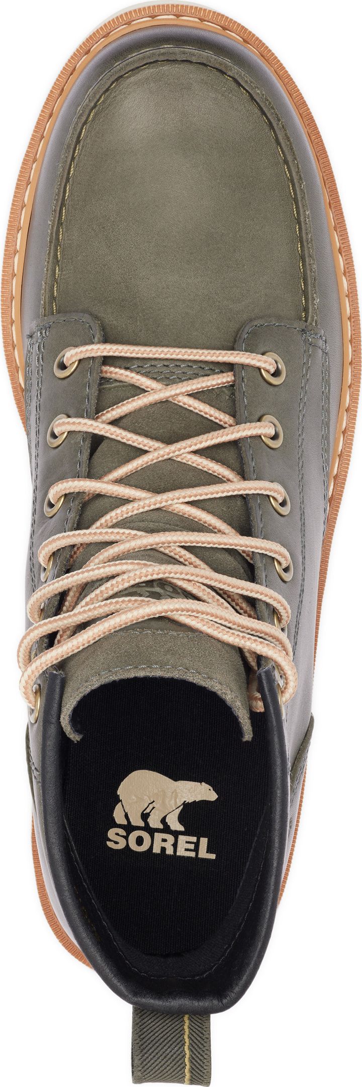 Sorel Men's Slabtown 62' Moc Waterproof Alpine Tundra, Tawny Buff Sorel