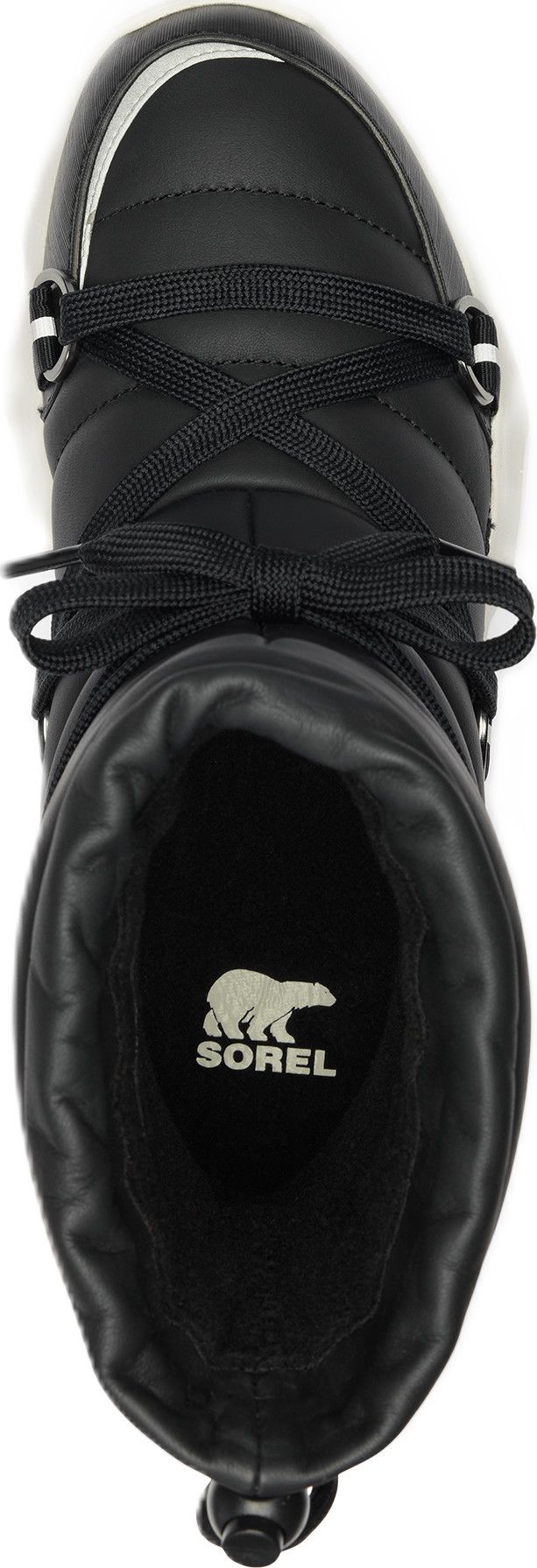 Sorel Women's Kinetic Impact Nxt Mid Boot Waterproof Black, Sea Salt Sorel