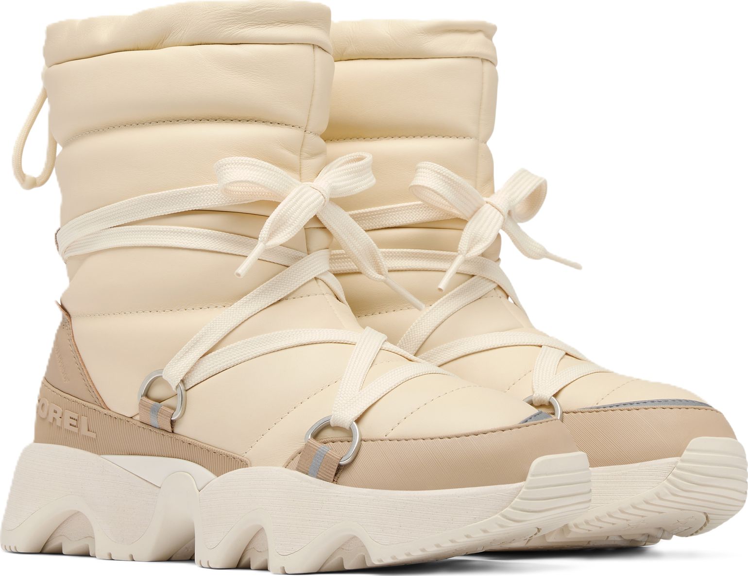 Sorel Women's Kinetic Impact Nxt Mid Boot Waterproof Honey White, Dusty Tan