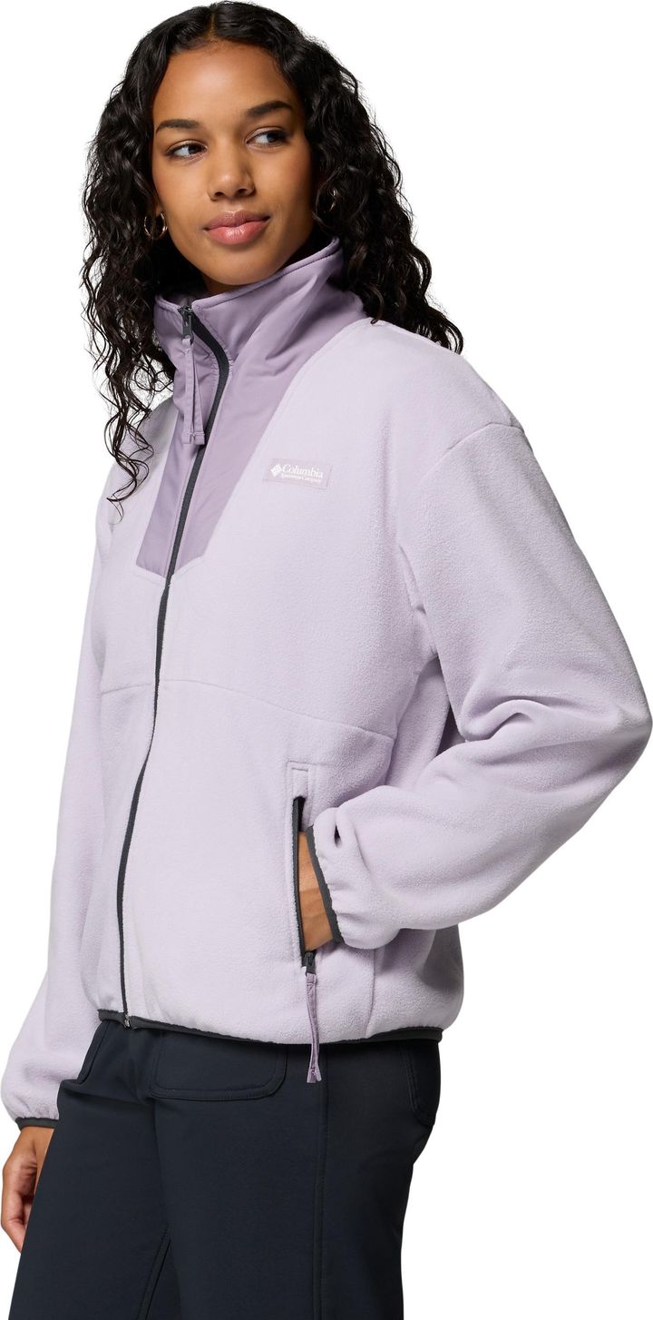 Columbia Women's Sequoia Grove Fleece Jacket Lavender Pearl, Shale Purple Columbia