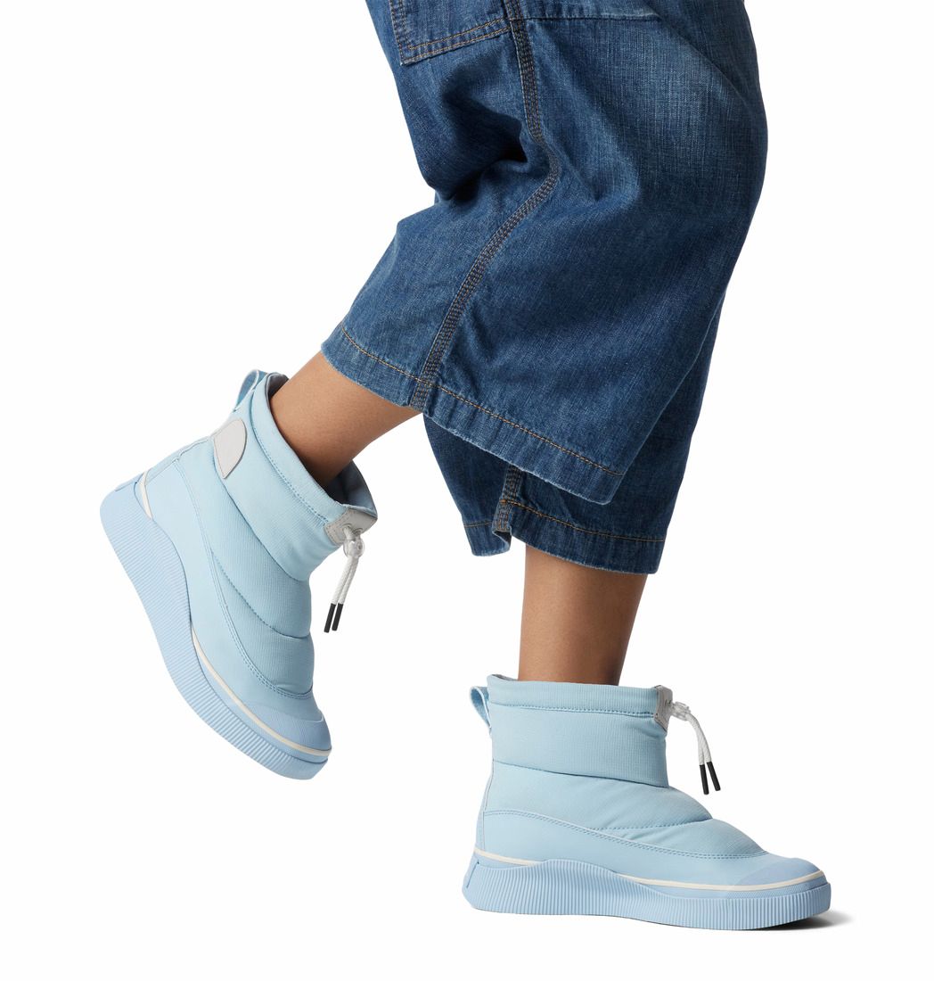 Sorel Women's Out N About Iv Puffy Wp Arctic Sea/Chalk