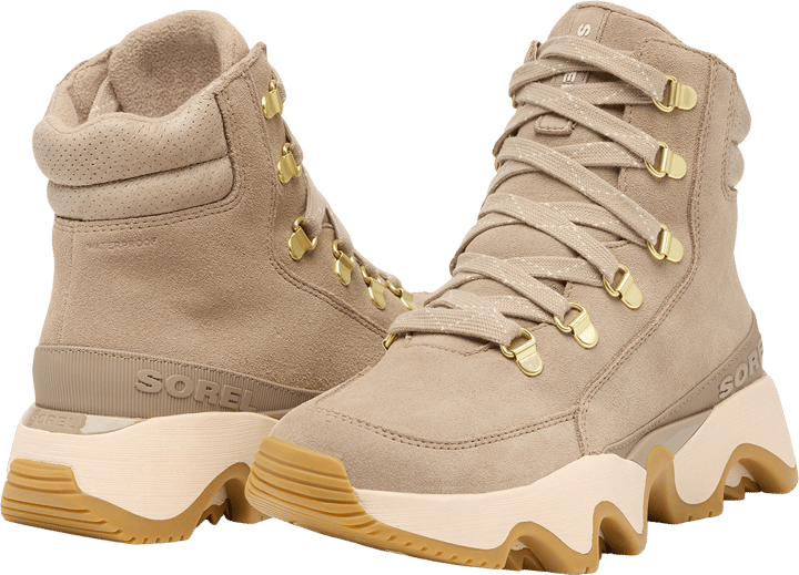 Sorel Women's Kinetic Impact Conquest Plus Wp Omega Taupe, Gum 17 Sorel
