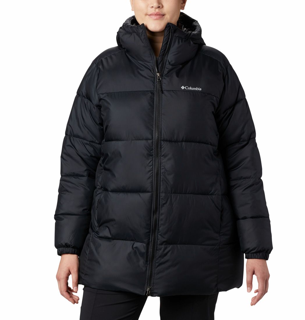 Columbia Women's Puffect II Mid Hooded Jacket Black | Buy Columbia