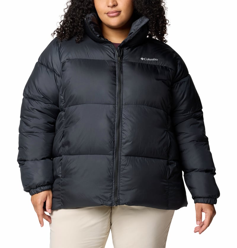 Columbia｜DOWN JACKETS (Puffect II Full Zip Jacket (2090 Columbia | Puffect II Puffer Jacket - Black | The Sports Edit