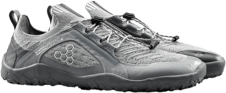 Vivobarefoot Women's Primus Trail Knit FG Gray Vivobarefoot