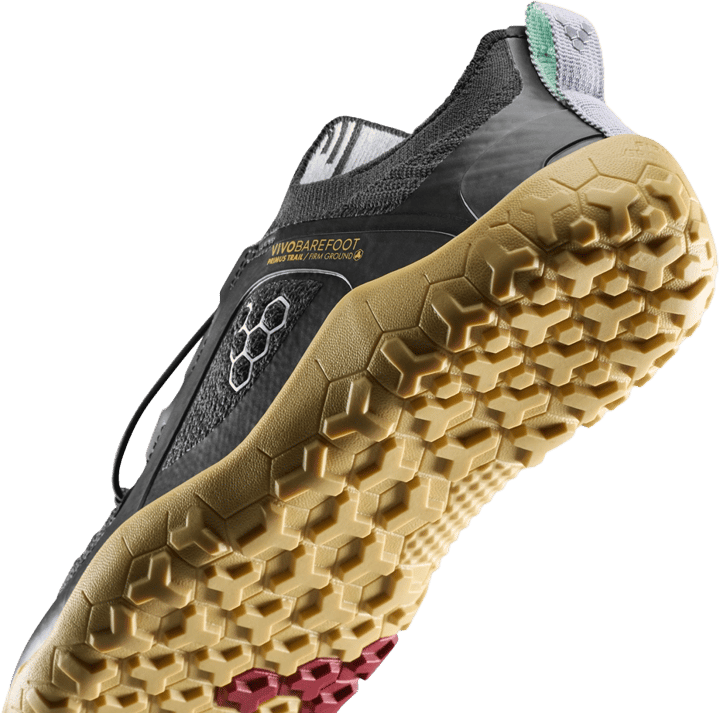 Vivobarefoot Women's Primus Trail Knit FG Grounding Eclipse Purple Heather Vivobarefoot