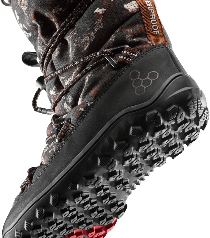 Vivobarefoot Women's Tracker Pioneer Boot WP Mole Print Vivobarefoot