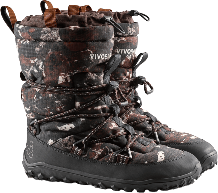 Vivobarefoot Women's Tracker Pioneer Boot WP Mole Print Vivobarefoot