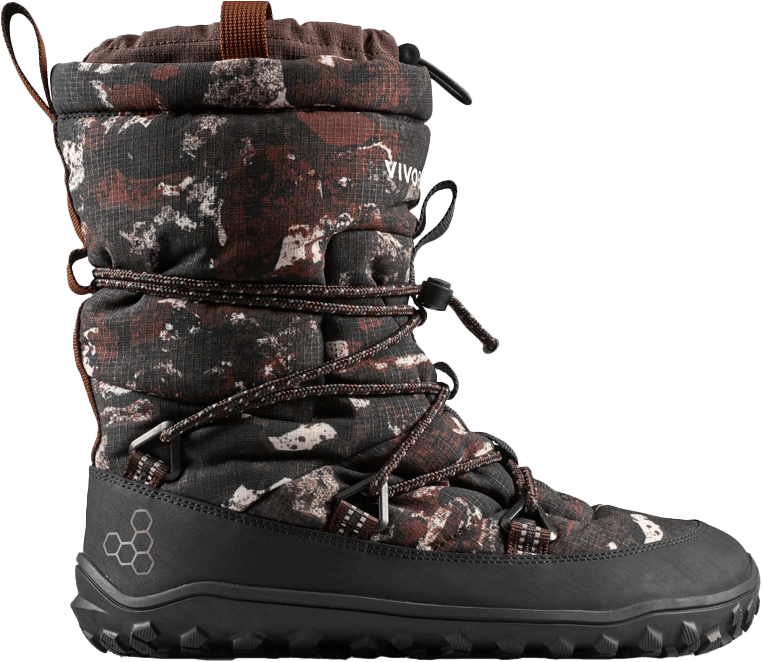 Vivobarefoot Women's Tracker Pioneer Boot WP Mole Print