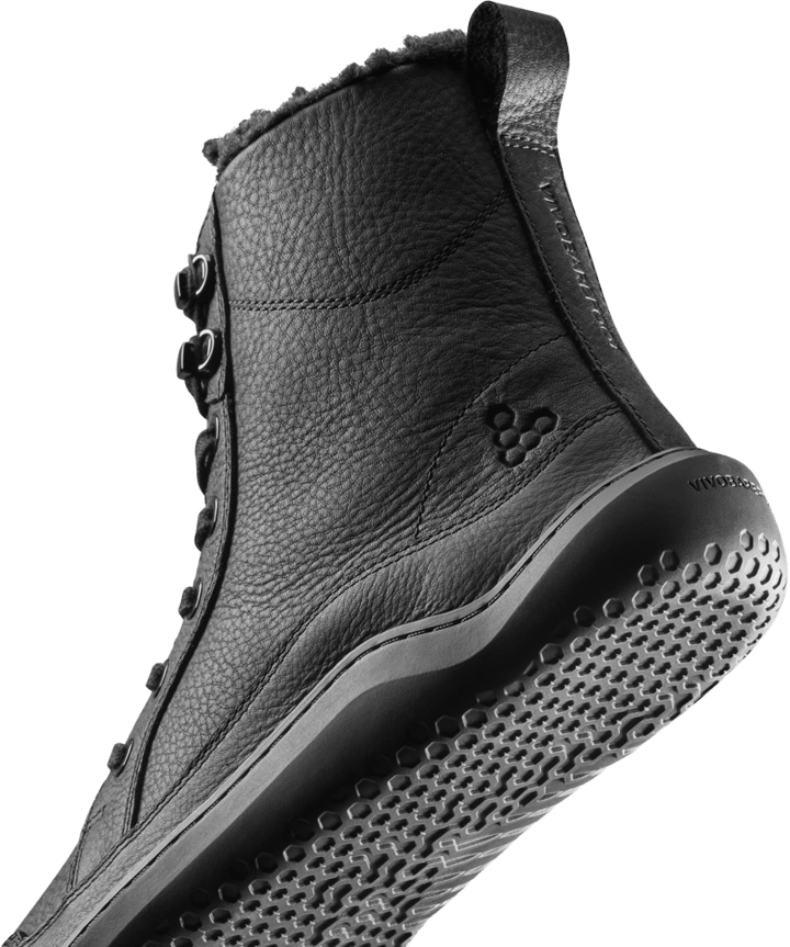 Vivobarefoot Men's Gobi Boot II Warmlined Obsidian Vivobarefoot