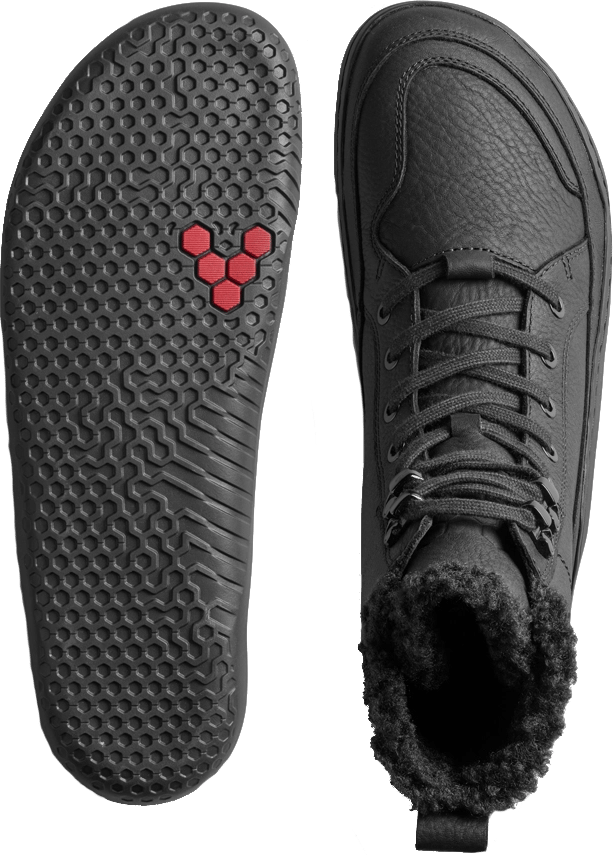 Vivobarefoot Men's Gobi Boot II Warmlined Obsidian Vivobarefoot