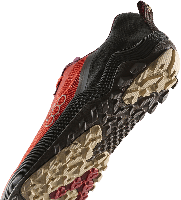 Vivobarefoot Men's Primus Trail Flow Cherry Tomato Vivobarefoot