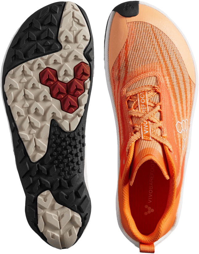 Vivobarefoot Men's Primus Trail Flow Tangerine Vivobarefoot