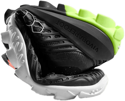Vivobarefoot Women's Hydra ESC Obsidian/Safety Yellow Vivobarefoot