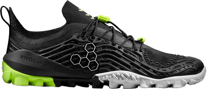 Vivobarefoot Women's Hydra ESC Obsidian/Safety Yellow Vivobarefoot