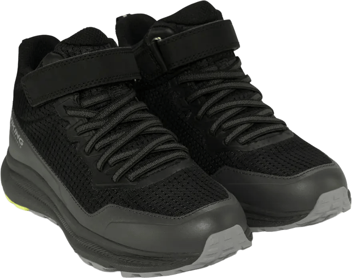 Viking Footwear Junior´s Flow Mid Wp 1v Black/charcoal Viking Footwear