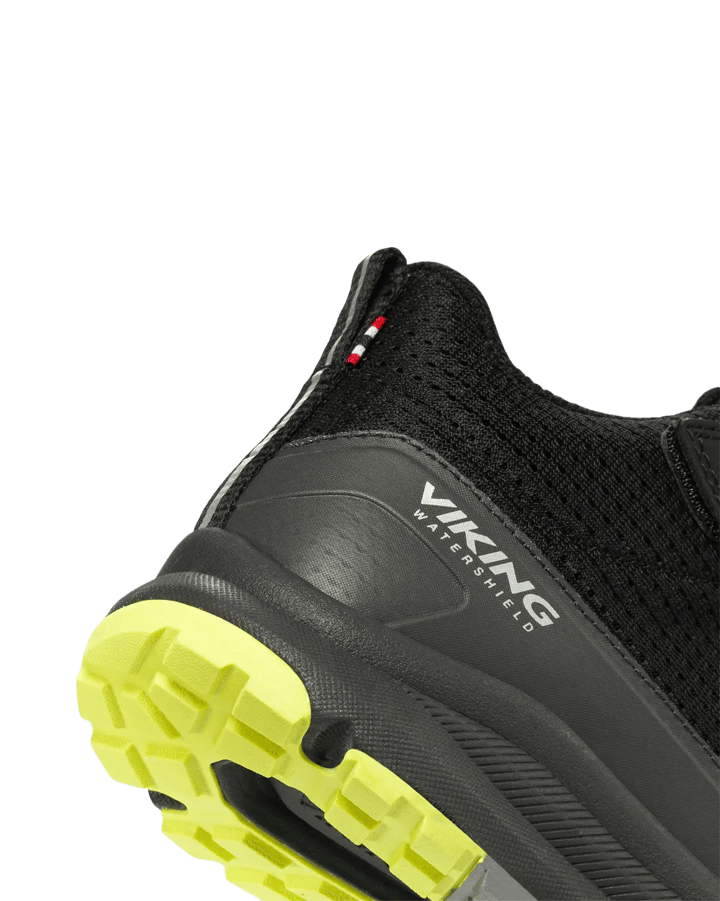 Viking Footwear Junior´s Flow Mid Wp 1v Black/charcoal Viking Footwear