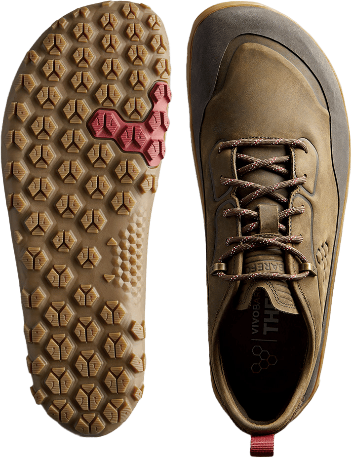 Vivobarefoot Men's Tracker Leather Low Bracken Vivobarefoot Vivobarefoot Men's Tracker Leather Low Bracken Vivobarefoot