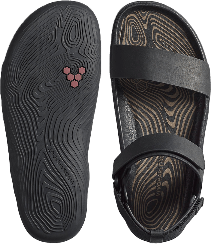 Vivobarefoot Women's Sensus Yin Sandal Obsidian Vivobarefoot