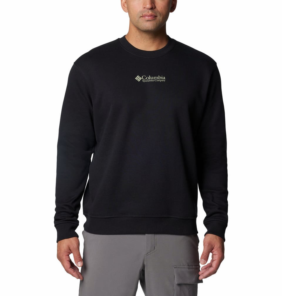 Men's Meridian Creek Crew Black, Csc Center Chest