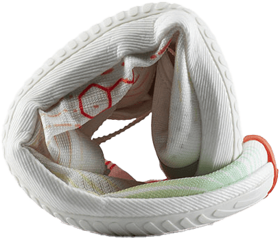 Vivobarefoot Men's Primus Flow Bright White/Neon Orange Vivobarefoot