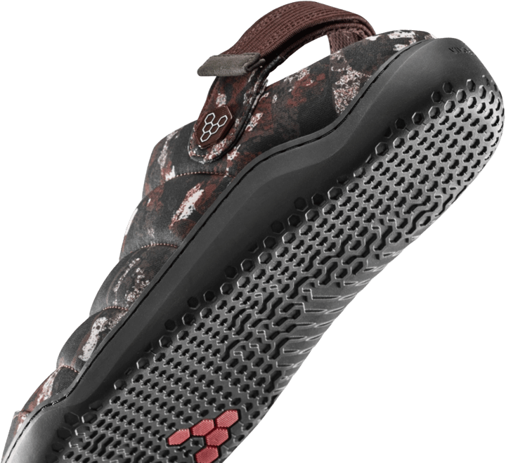 Vivobarefoot Men's Gobi Wavey Mule Textile Mole Print Vivobarefoot
