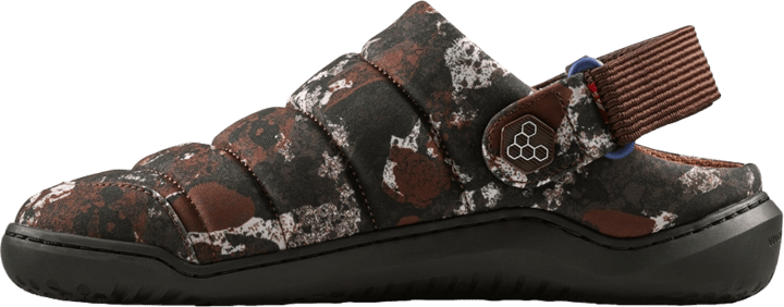 Vivobarefoot Women's Gobi Wavey Mule Textile Mole Print Vivobarefoot