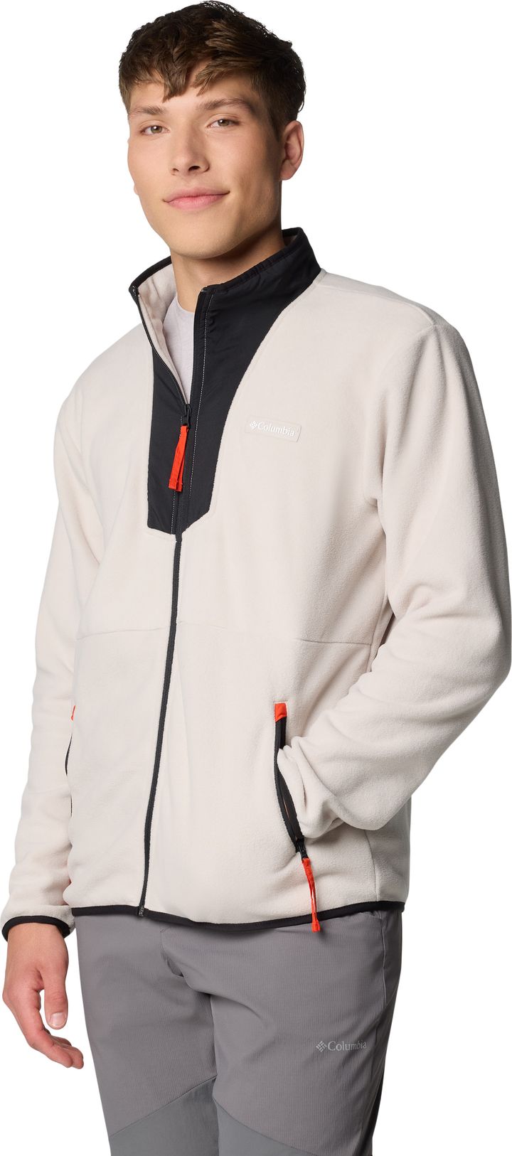Columbia Men's Sequoia Grove Full Zip Fleece Dark Stone, Black, Spicy Pulls