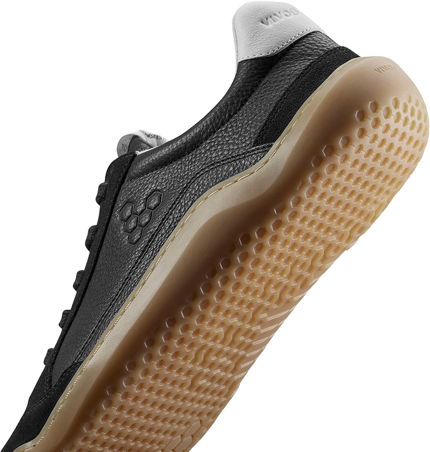 Vivobarefoot Women's Gobi II Sneaker Premium Leather Obsidian