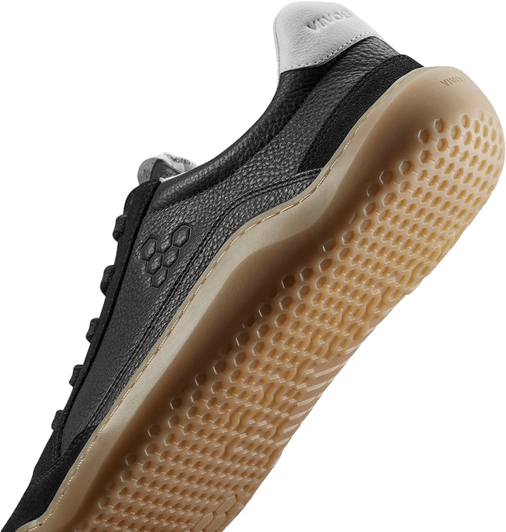 Vivobarefoot Women's Gobi II Sneaker Premium Leather Obsidian Vivobarefoot