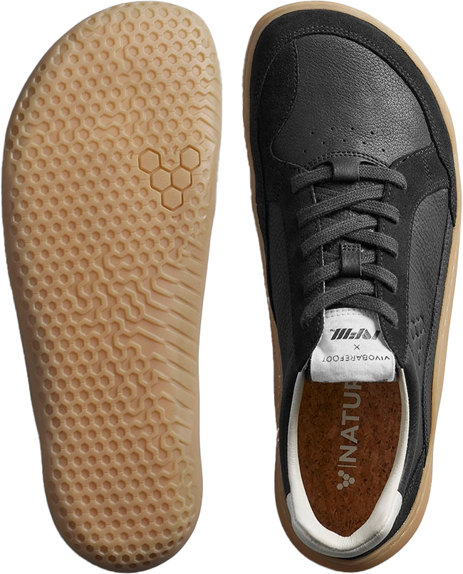 Vivobarefoot Women's Gobi II Sneaker Premium Leather Obsidian