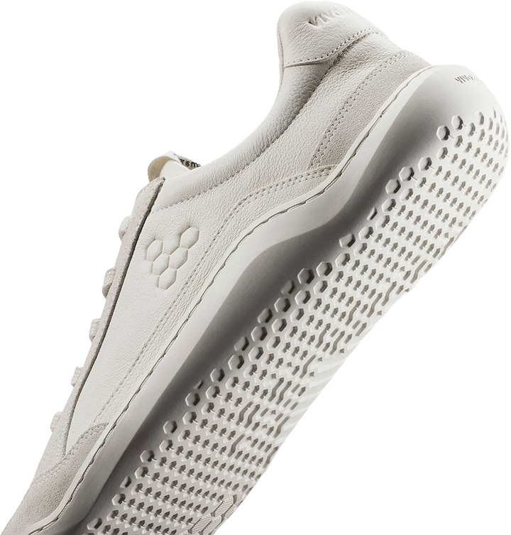 Vivobarefoot Women's Gobi II Sneaker Premium Leather Limestone Vivobarefoot