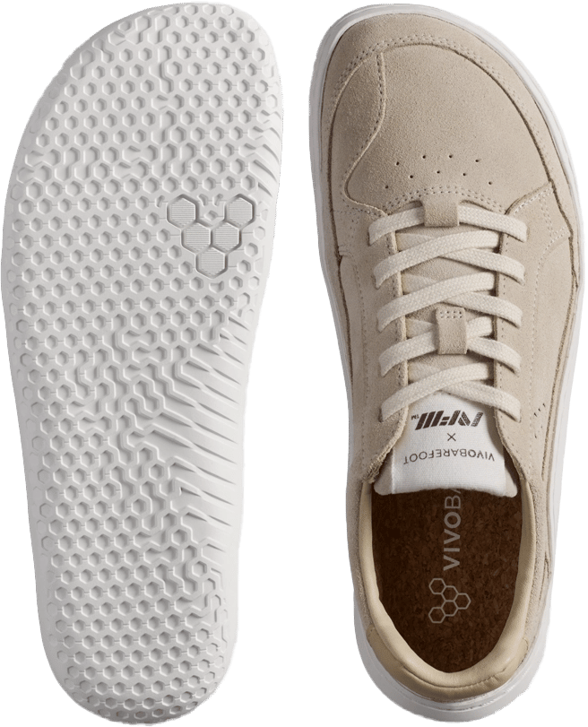 Vivobarefoot Women's Gobi II Sneaker Premium Leather Sand/Fig Vivobarefoot