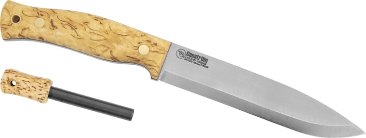 Casström No.14 Swedish Forest Knife with Fire Steel Curly Birch Casström