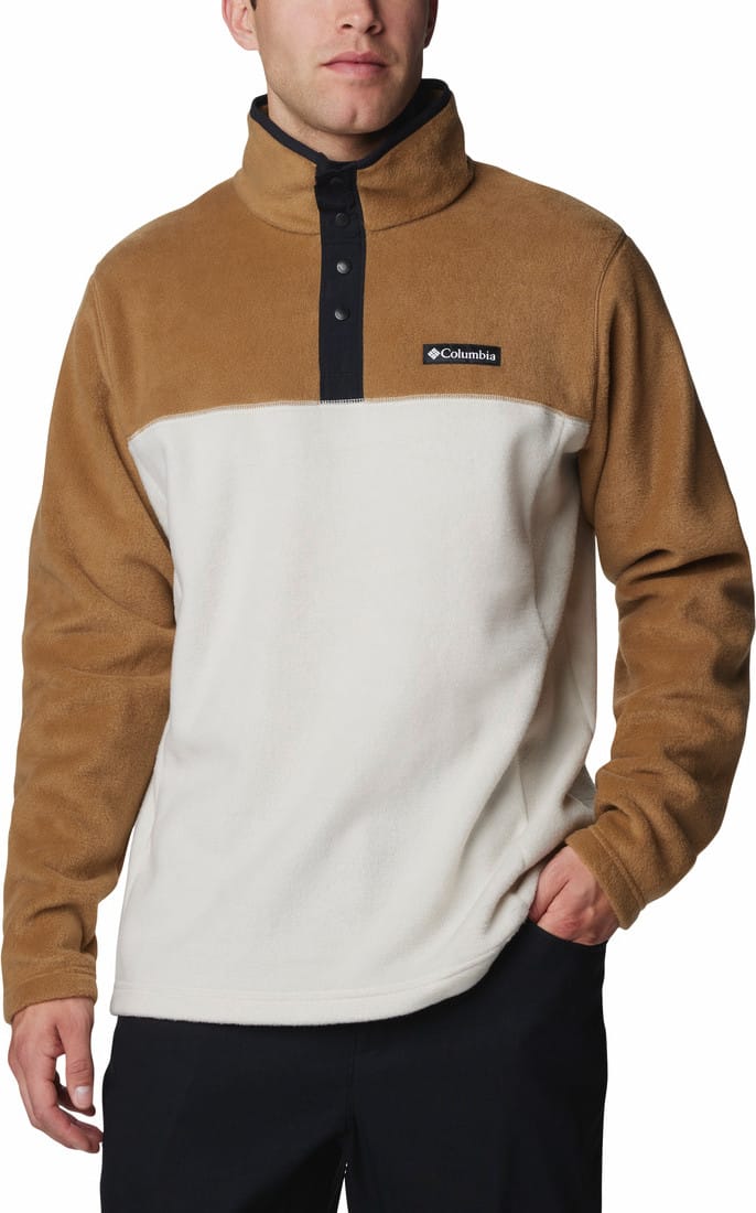 Columbia Men's Steens Mountain Half Snap II Fleece Pullover Dark Stone, Delta, Black Columbia Columbia Men's Steens Mountain Half Snap II Fleece Pullover Dark Stone, Delta, Black Columbia