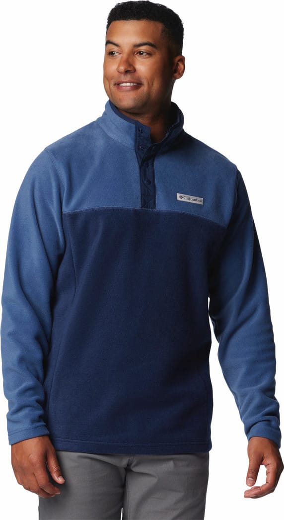Columbia Men's Steens Mountain Half Snap II Fleece Pullover Collegiate Navy, Dark Mountain Columbia Columbia Men's Steens Mountain Half Snap II Fleece Pullover Collegiate Navy, Dark Mountain Columbia