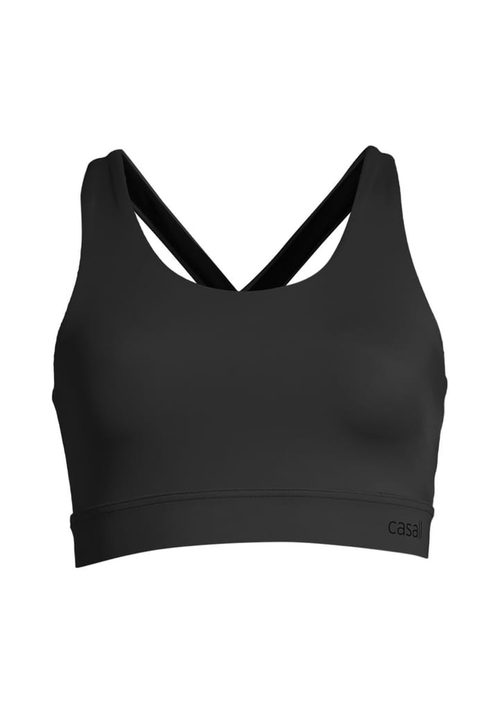 Casall Women's Crossback Sports Bra Black Casall Casall Women's Crossback Sports Bra Black Casall