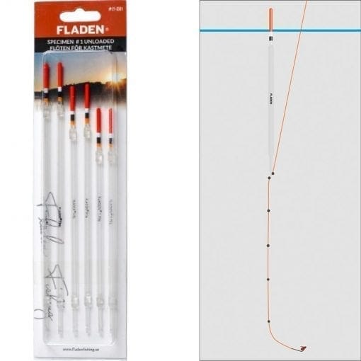 Fladen Fladen Float Specimen 6pk Pakke Med 6 Dupper Fladen Fladen Fladen Float Specimen 6pk Pakke Med 6 Dupper Fladen