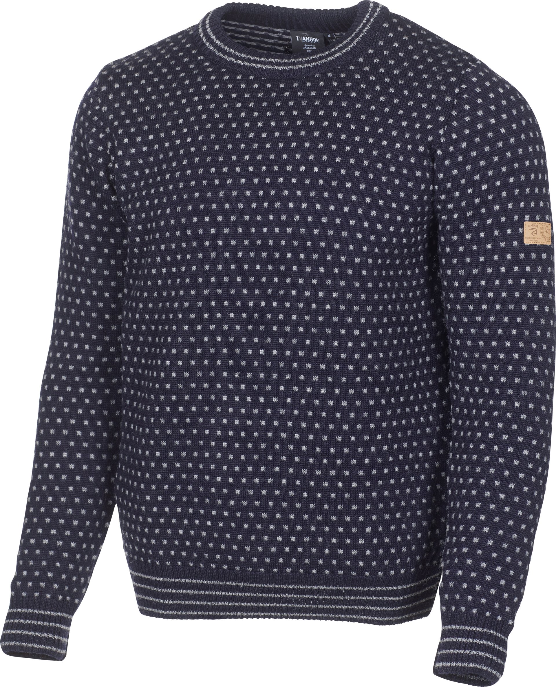 Ivanhoe Men's Sverre Crewneck stickade tröjor
